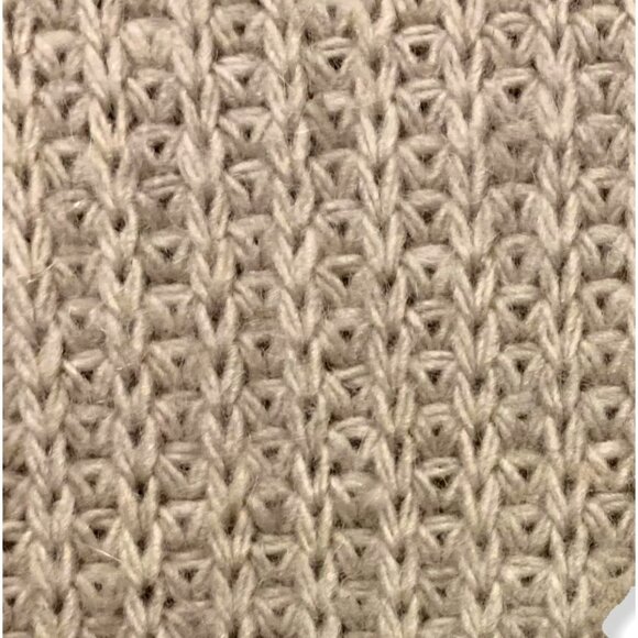 Banana Republic Italian Yarn Oversize Cardigan Sweater Cable Knit Beige Chunky S - Picture 6 of 13